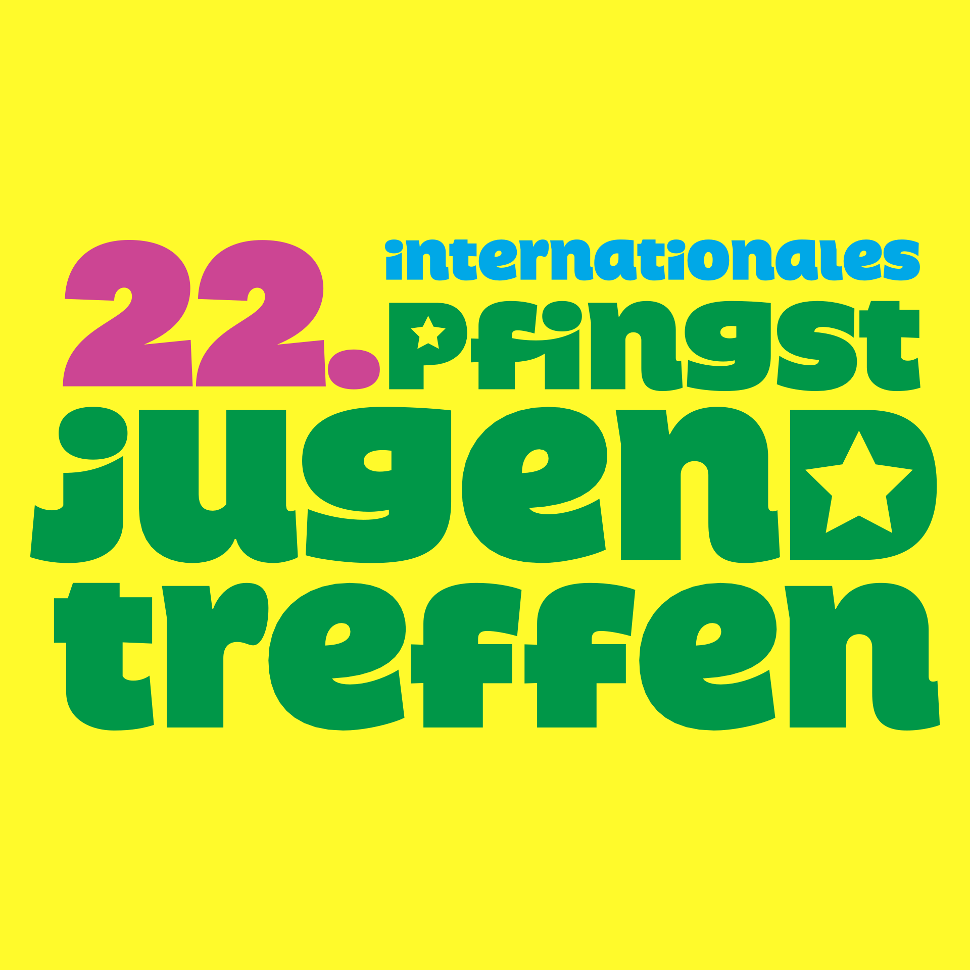 Kommt zum 22. Internationalen Pfingstjugendtreffen !